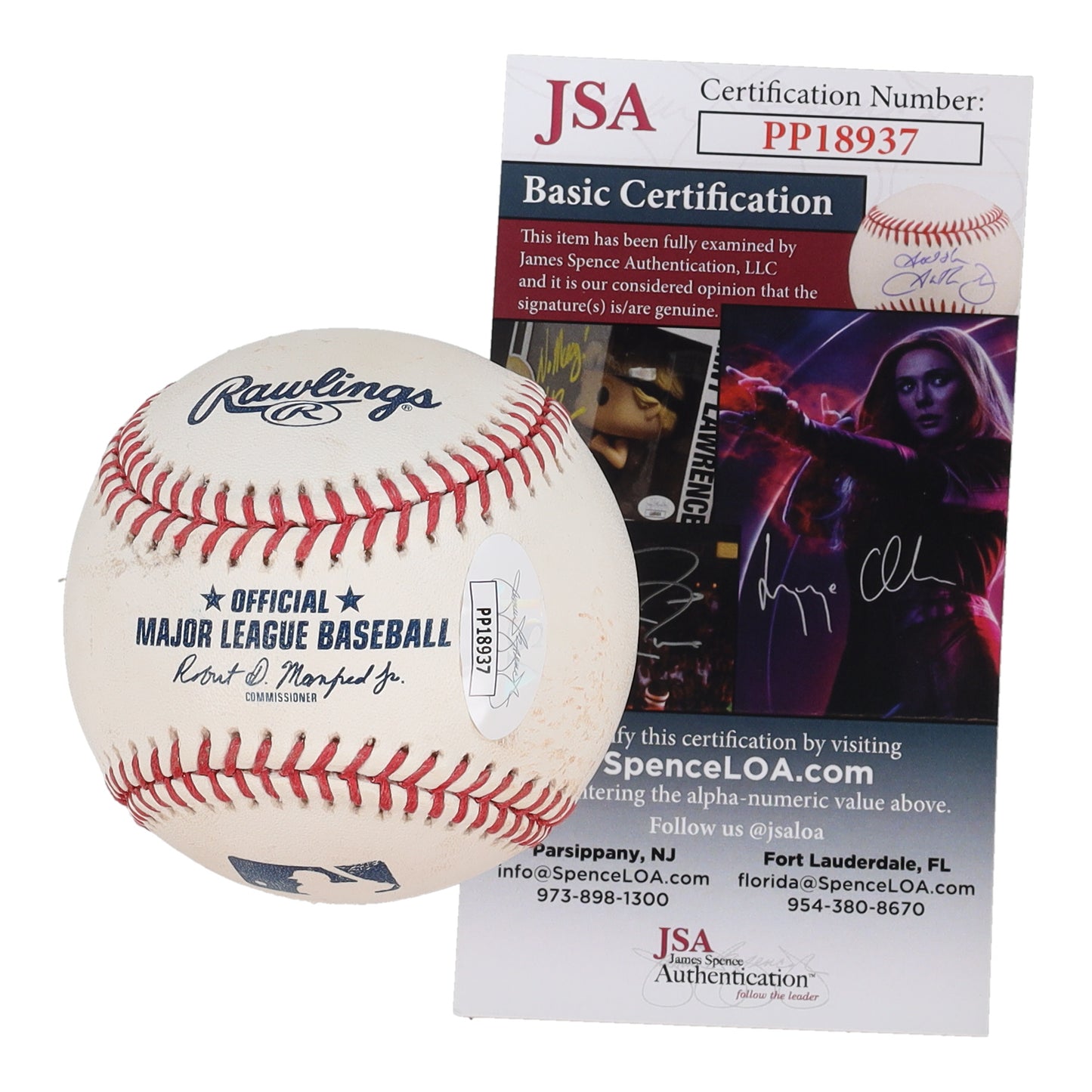 Alexander Canario Signed OML Baseball - JSA certified