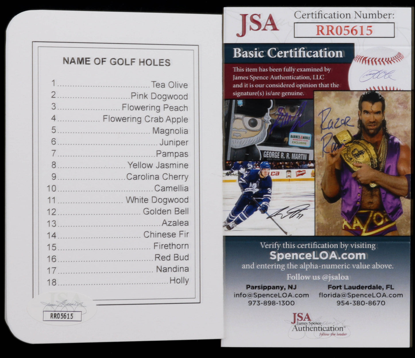 Gary Player Signed Masters Tournament Augusta National Golf Club Scorecard - JSA Certified