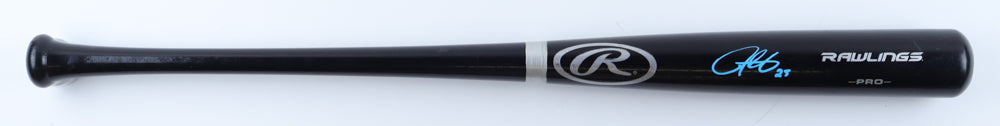 Derrek Lee Signed Rawlings Pro Baseball Bat - JSA Certified