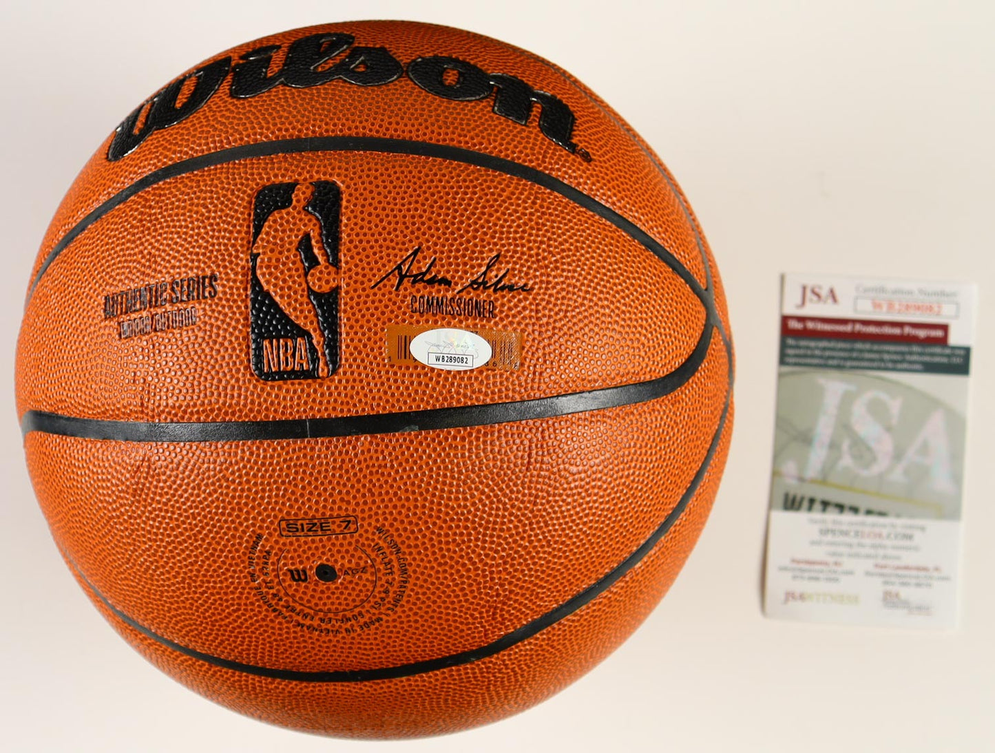 Dennis Rodman Signed NBA Basketball - JSA Certified
