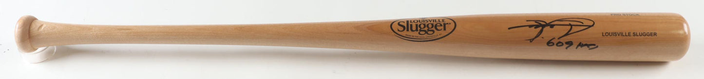 Sammy Sosa Signed Lousville Slugger Baseball Bat Inscribed "609 HRs" - JSA Certified