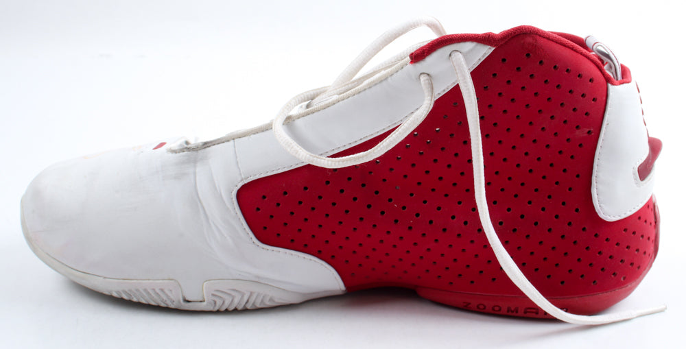 Bostjan Nachbar Signed Nike Basketball Shoe - PSA Certified