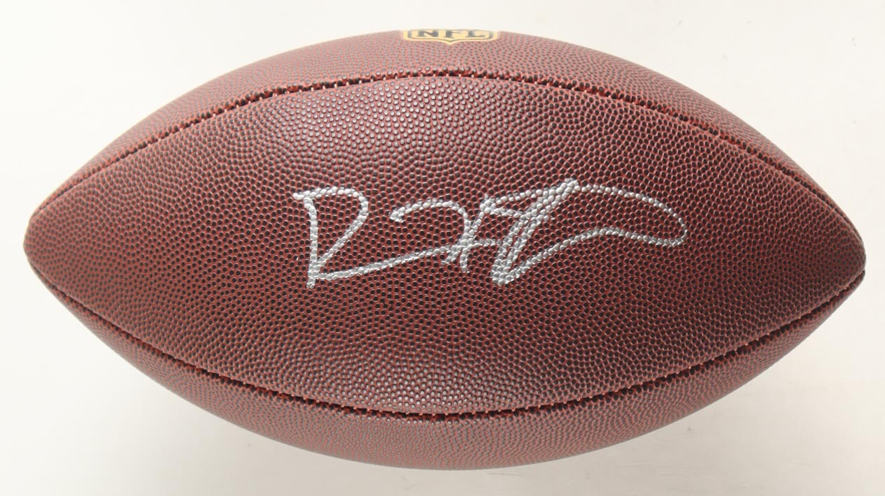 Devin Hester Signed Wilson NFL Football - PSA Certified