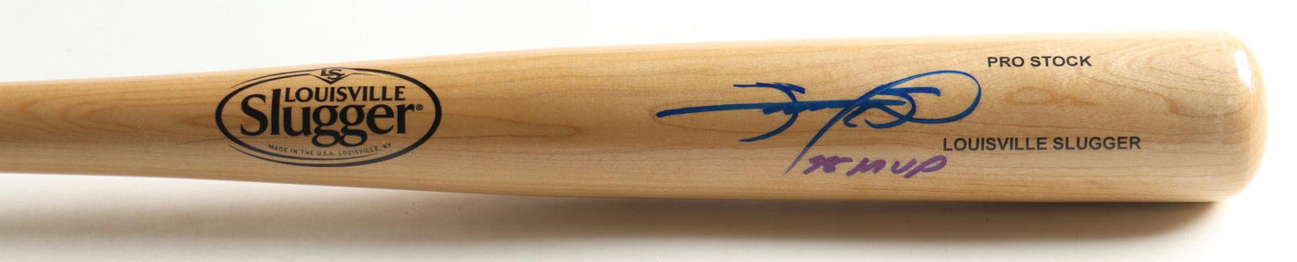 Sammy Sosa Signed Louisville Slugger Baseball Bat Inscribed "98 MVP" - Beckett Certified