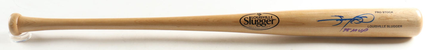 Sammy Sosa Signed Louisville Slugger Baseball Bat Inscribed "98 MVP" - Beckett Certified