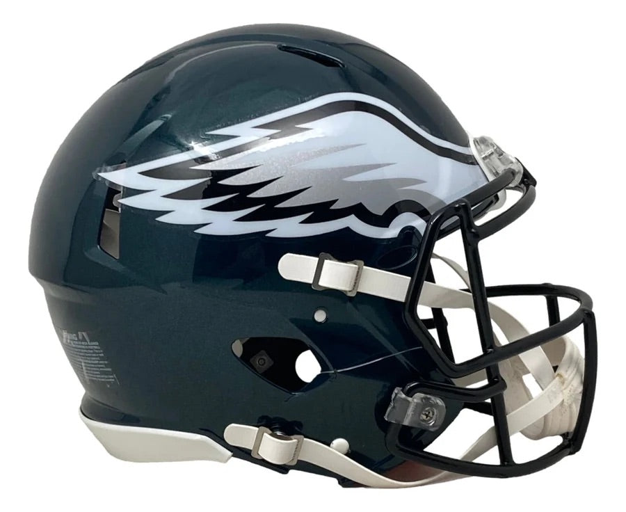 Saquon Barkley Signed Super Bowl Eagles Full Size Speed Helmet - PSA Certified