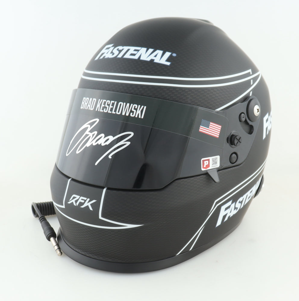 Brad Keselowski Signed NASCAR RFK Fastenal Full-Size Helmet - PA Certified