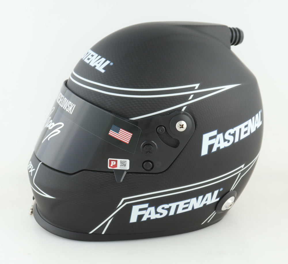 Brad Keselowski Signed NASCAR RFK Fastenal Full-Size Helmet - PA Certified