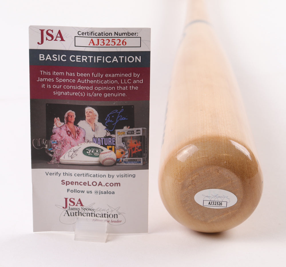Wander Franco Signed Rawlings Pro Baseball Bat - JSA Certified