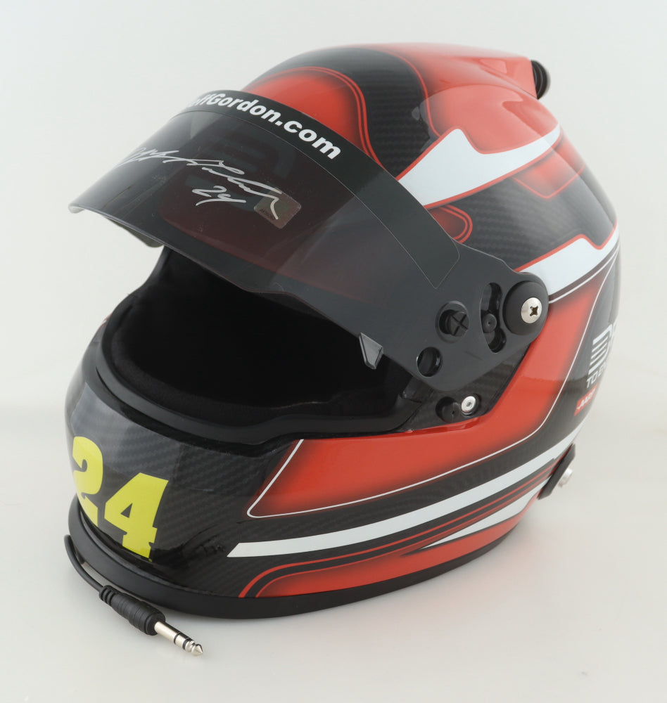Jeff Gordon Signed NASCAR AARP/DTEH Special Edition Full-Size Helmet (Gordon Hologram)