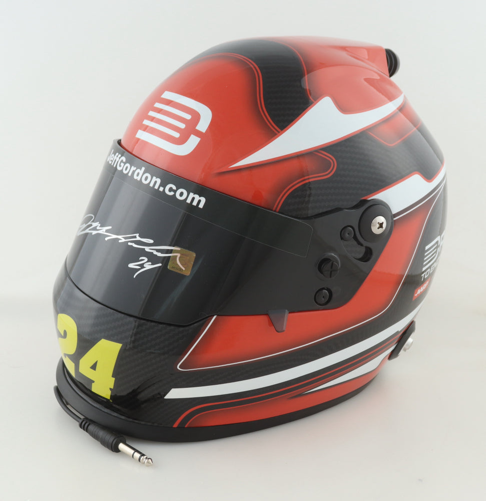 Jeff Gordon Signed NASCAR AARP/DTEH Special Edition Full-Size Helmet (Gordon Hologram)