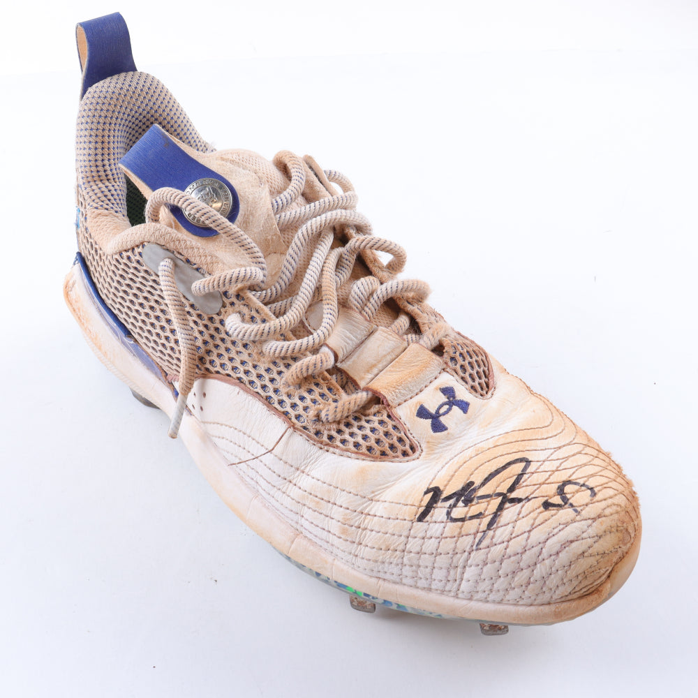 Mark Grace Signed Under Armour Game-Used Baseball Cleat - JSA Certified