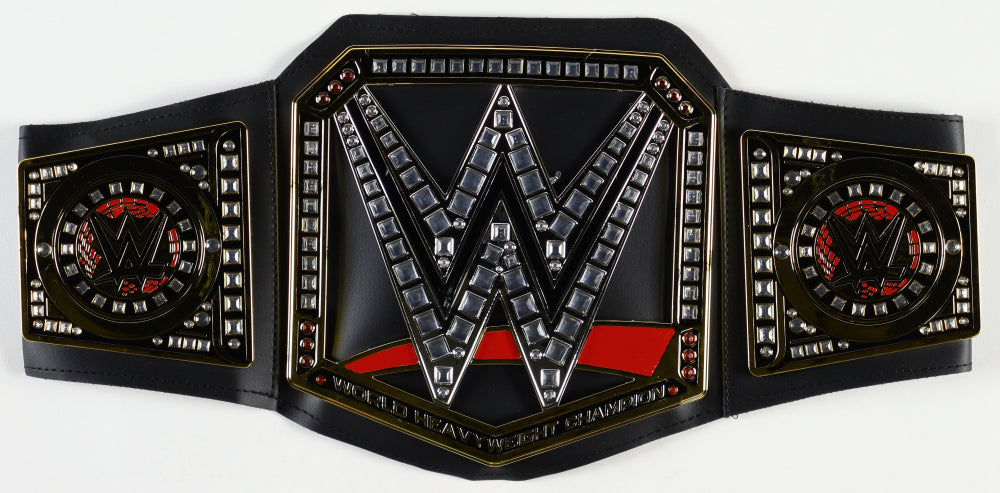 WWE Replica Heavyweight Championship Belt Signed By (5) with Wendi Richter, Ricky Steamboat, Jimmy Hart, Brutus Beefcake, and KoKo B. Ware with Hall of Fame Inscriptions - JSA Certified
