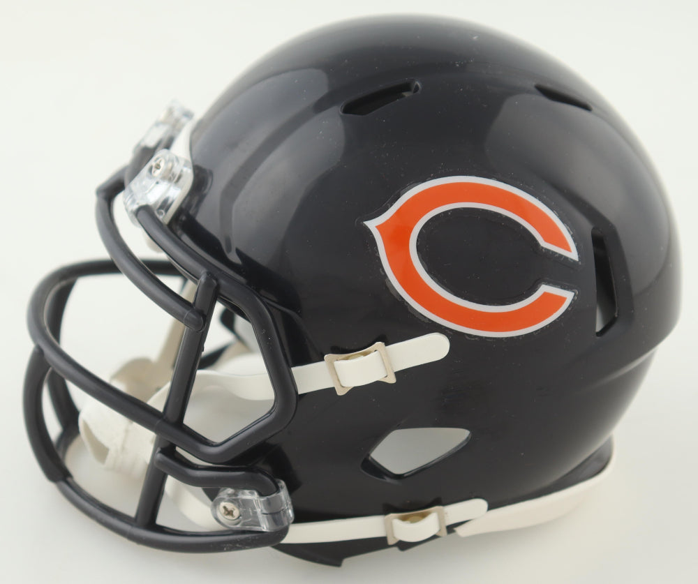 D. J. Moore Signed Bears Speed Mini Helmet - JSA Certified