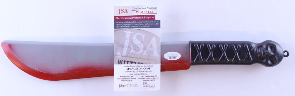 Ari Lehman Signed "Friday the 13th" Machete Inscribed "Jason 1" & "Kill For Mother!" - JSA Certified
