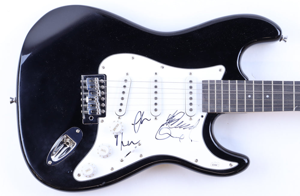 Glass Animals 39" Electric Guitar Band-Signed by (4) with Dave Bayley, Drew MacFarlane, Edmund Irwin-Singer & Joe Seaward - JSA Certified