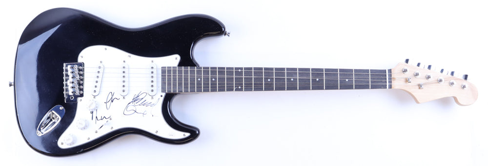 Glass Animals 39" Electric Guitar Band-Signed by (4) with Dave Bayley, Drew MacFarlane, Edmund Irwin-Singer & Joe Seaward - JSA Certified