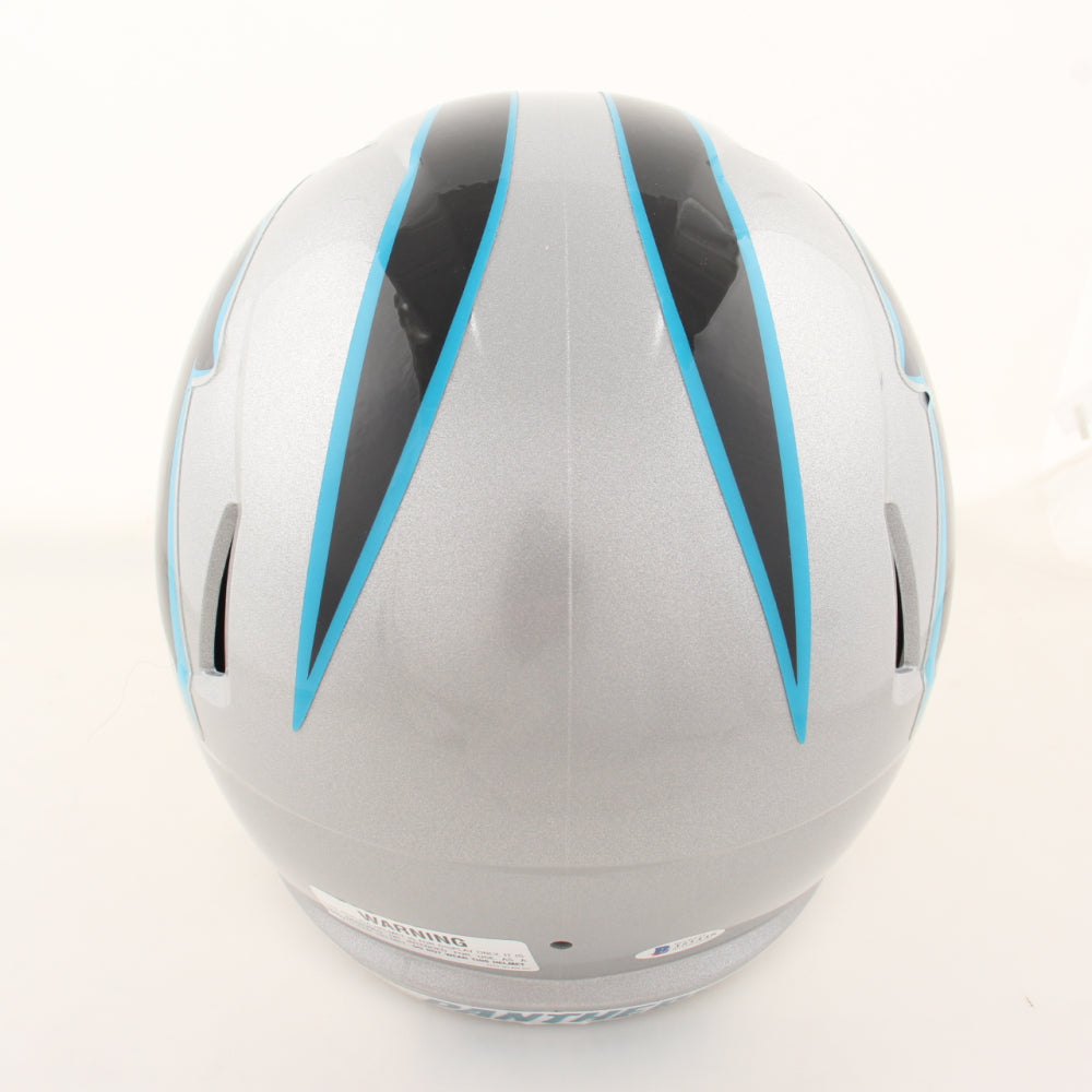Christian McCaffrey Signed Panthers Full-Size Helmet - Beckett Certified