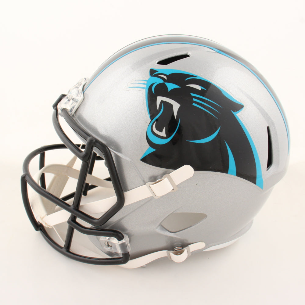 Christian McCaffrey Signed Panthers Full-Size Helmet - Beckett Certified