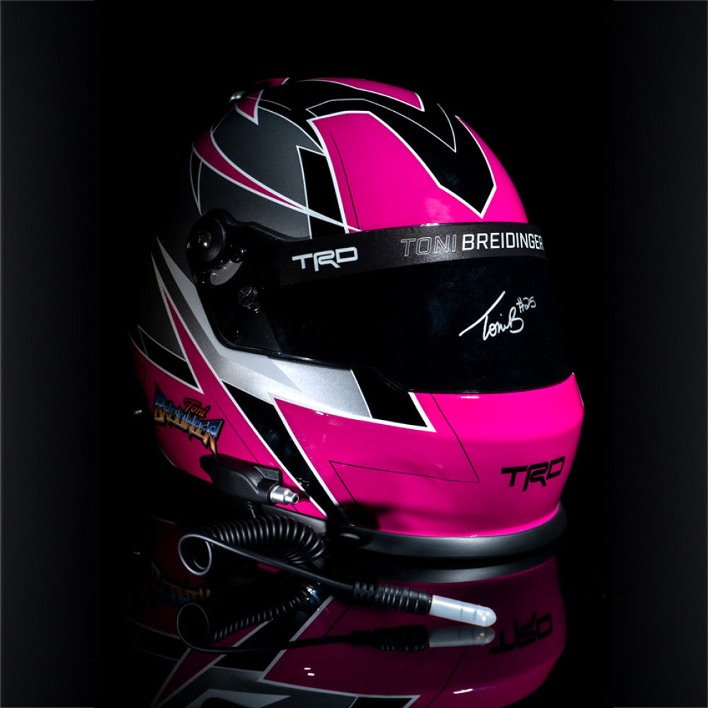 Toni Breidinger Signed NASCAR Full-Size Helmet - PA Certified