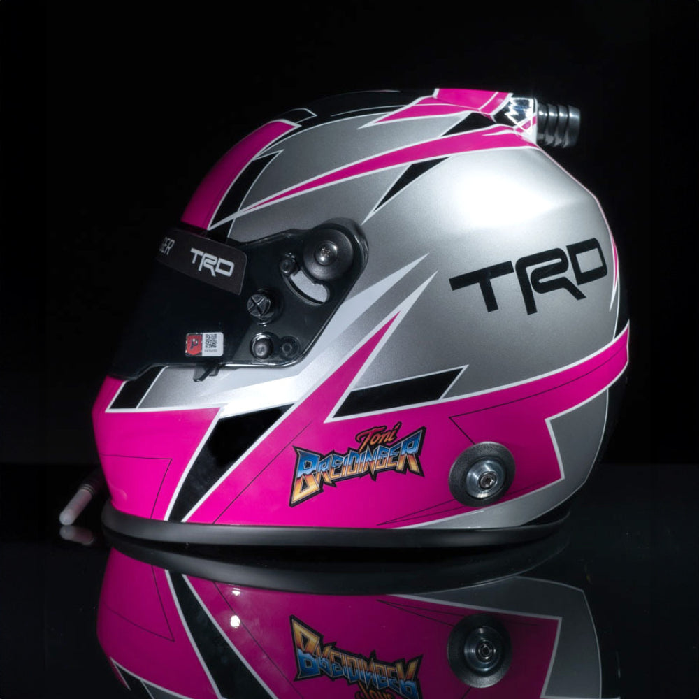 Toni Breidinger Signed NASCAR Full-Size Helmet - PA Certified