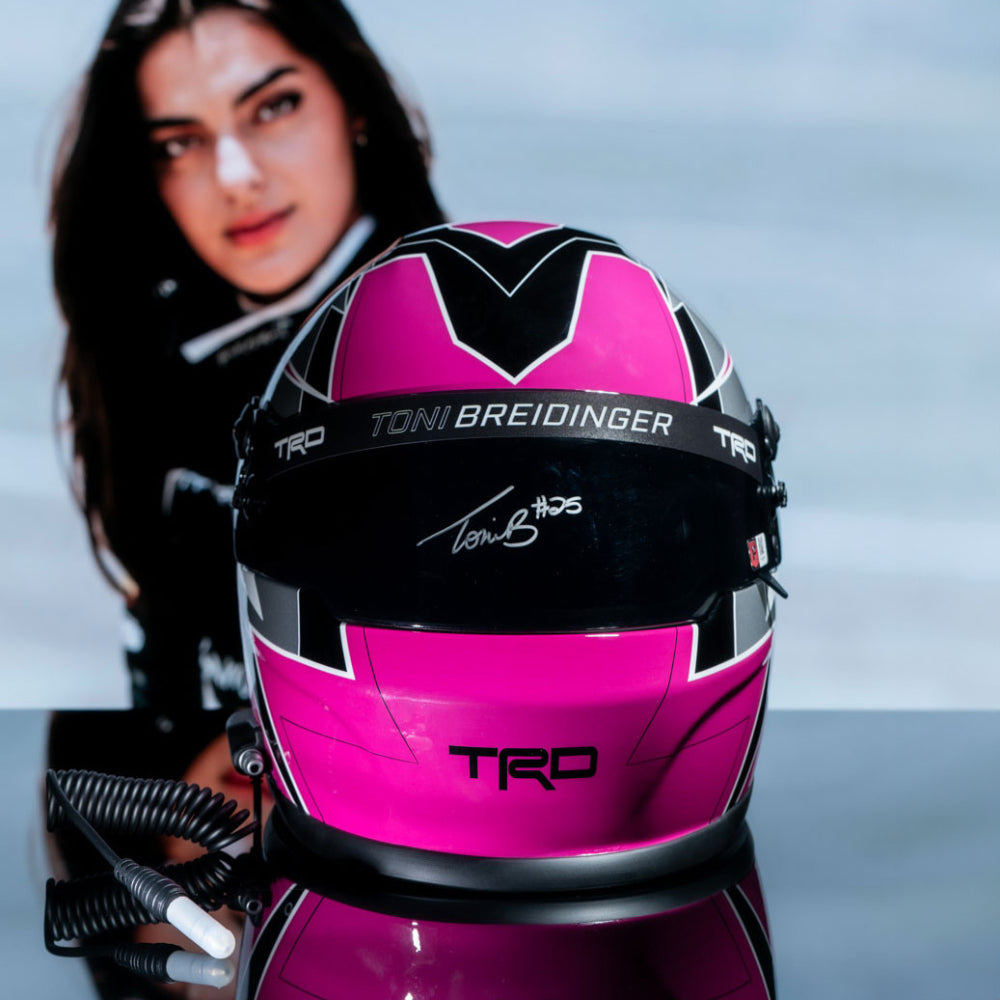 Toni Breidinger Signed NASCAR Full-Size Helmet - PA Certified