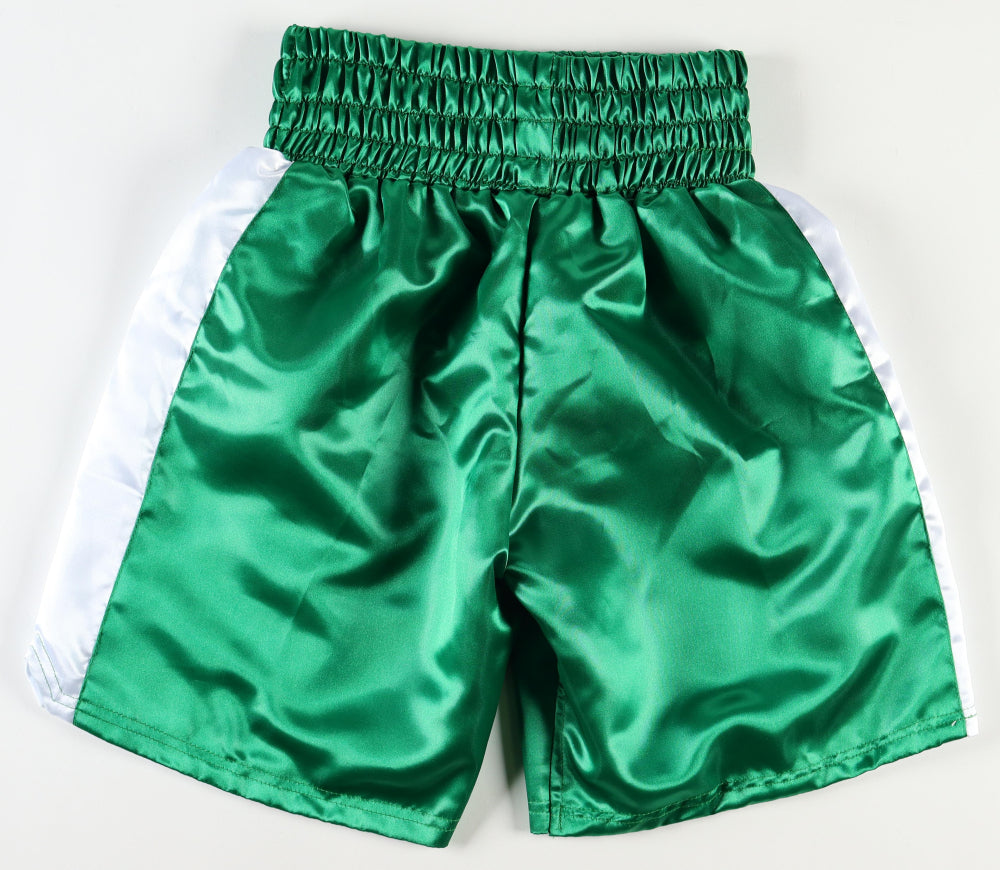 Devin Haney Signed Boxing Trunks - Beckett Certified