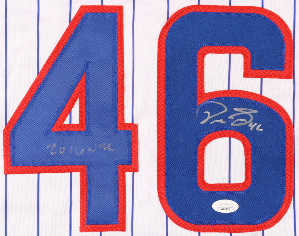 Pedro Strop Signed Jersey - JSA Certified