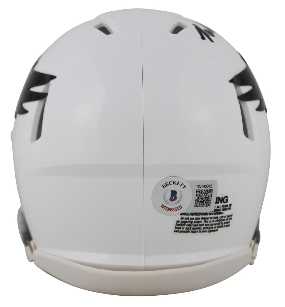 Randall Cunningham Signed Eagles 63-73 Throwback Speed Mini Helmet - Beckett Certified
