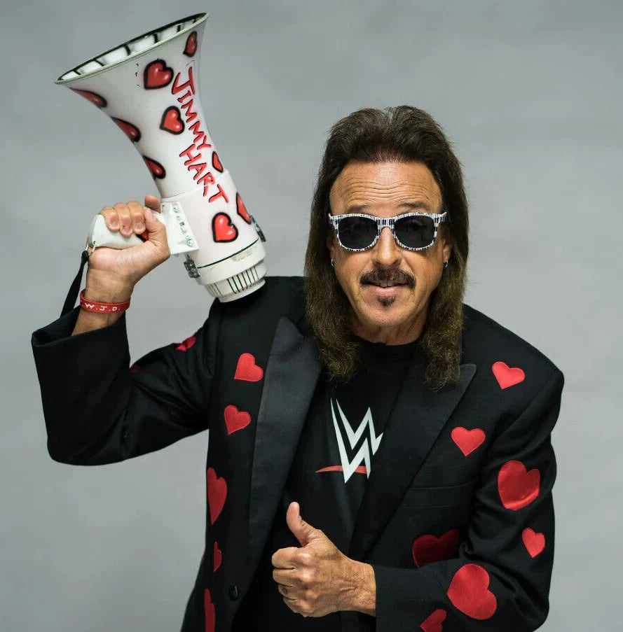 WWE Replica Heavyweight Championship Belt Signed By (5) with Wendi Richter, Ricky Steamboat, Jimmy Hart, Brutus Beefcake, and KoKo B. Ware with Hall of Fame Inscriptions - JSA Certified