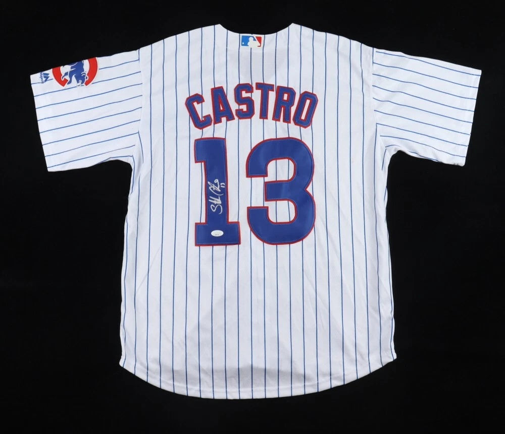 Starlin Castro Authentic Signed Jersey - Chicago Cubs COA