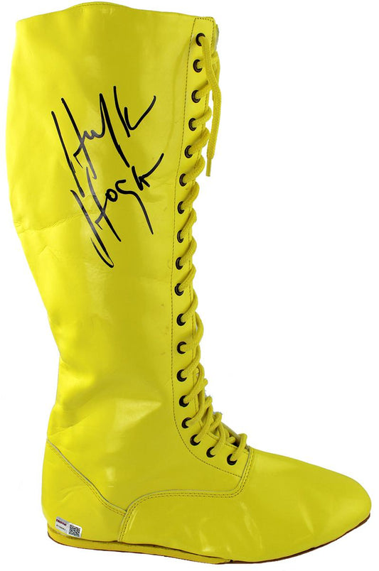 Hulk Hogan Signed Wrestling Boot - Tristar Certified