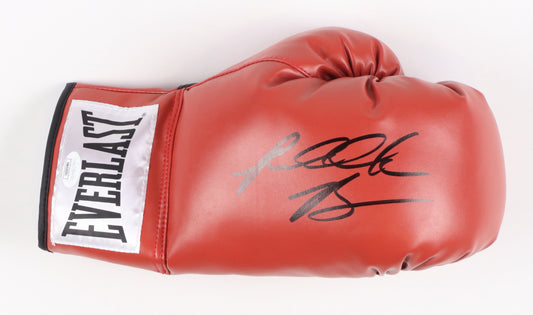 Riddick Bowe Signed Everlast Boxing Glove - JSA Certified
