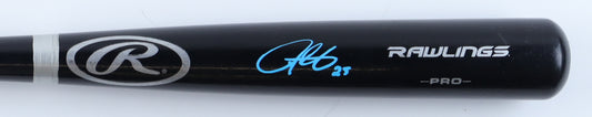 Derrek Lee Signed Rawlings Pro Baseball Bat - JSA Certified