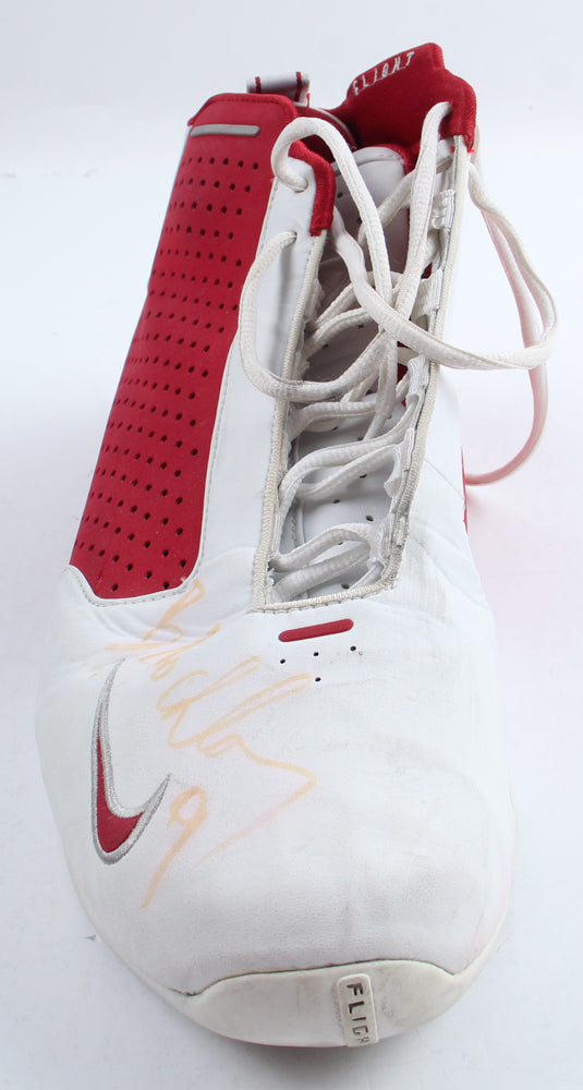 Bostjan Nachbar Signed Nike Basketball Shoe - PSA Certified