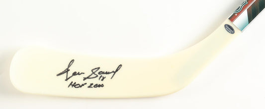 Denis Savard Signed Canadiens Hockey Stick Inscribed "HOF 2000" - Schwartz Certified