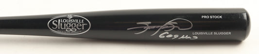 Sammy Sosa Signed Louisville Slugger Pro Stock Baseball Bat Inscribed "609 HRs" - Beckett Certified