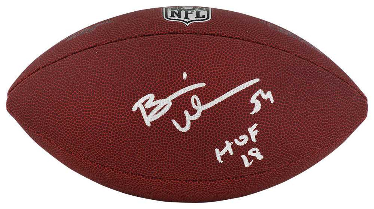 Brian Urlacher Autographed NFL Football - Brian Urlacher Certified