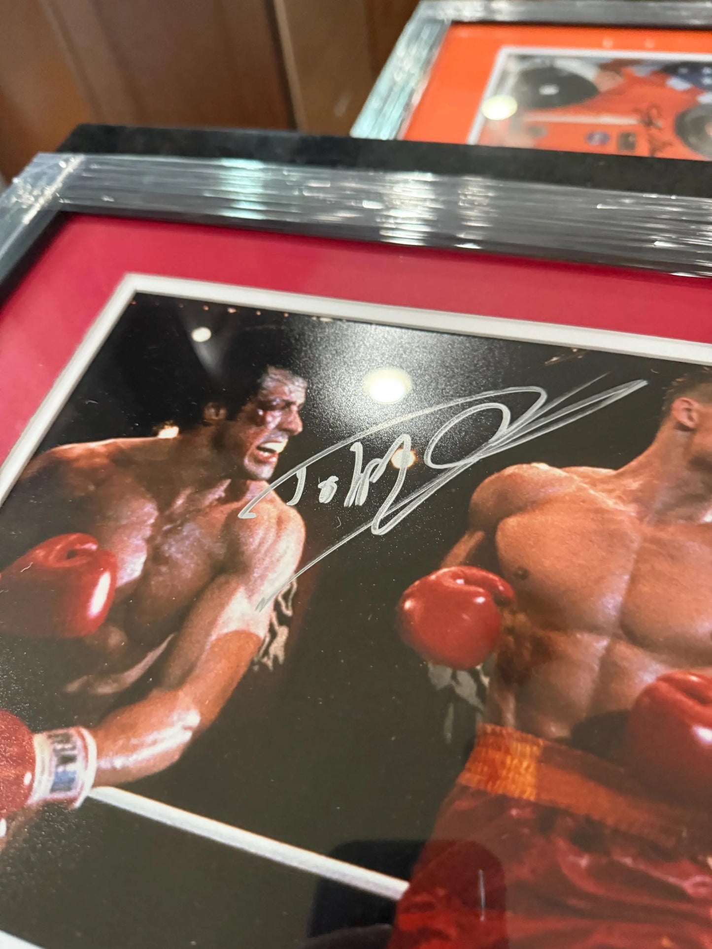 Dolph Lundgren signed Rocky IV 8 X 10 Framed and matted
