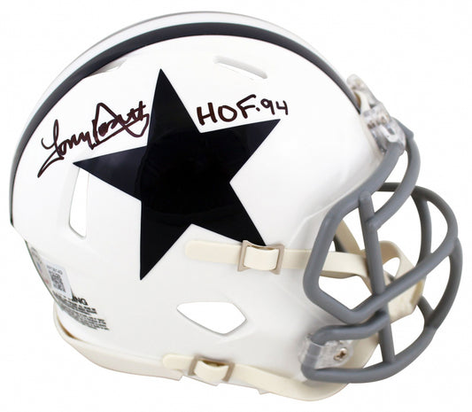 Tony Dorsett Signed Cowboys Speed Mini Helmet Inscribed "HOF '94" - Beckett Certified