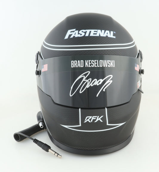 Brad Keselowski Signed NASCAR RFK Fastenal Full-Size Helmet - PA Certified