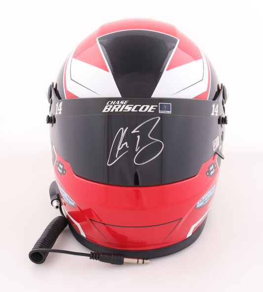 Chase Briscoe Signed NASCAR Mahindra Tractors Full-Size Helmet - PA Certified