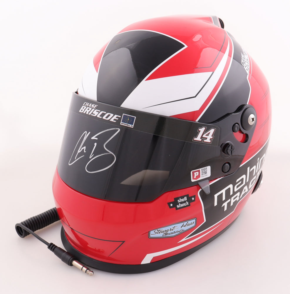 Chase Briscoe Signed NASCAR Mahindra Tractors Full-Size Helmet - PA Certified