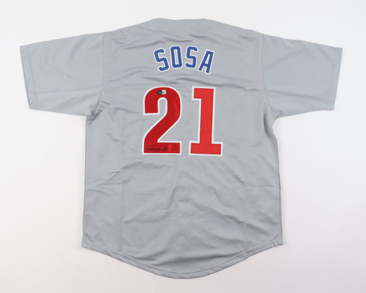 Sammy Sosa Signed Jersey (Beckett)