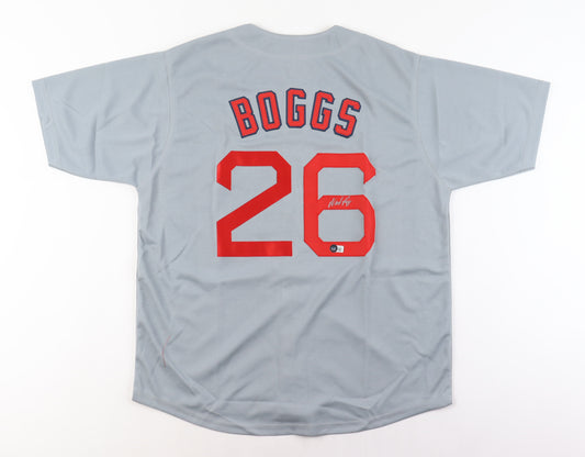 Wade Boggs Signed Jersey - Beckett Certified