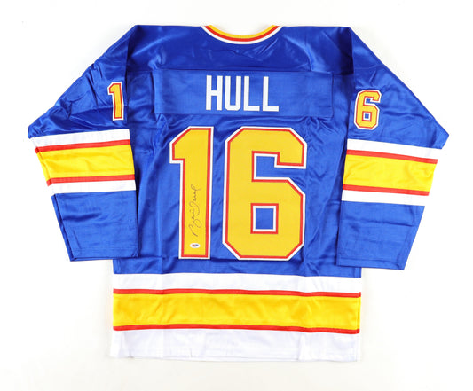 Brett Hull Signed Jersey - PSA Certified