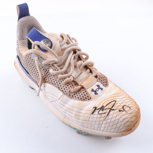 Mark Grace Signed Under Armour Game-Used Baseball Cleat - JSA Certified