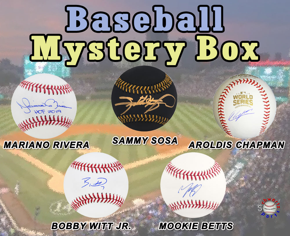 BASEBALL Signed Mystery Box - Series 20 (Limited to 150) - Schwartz Sports