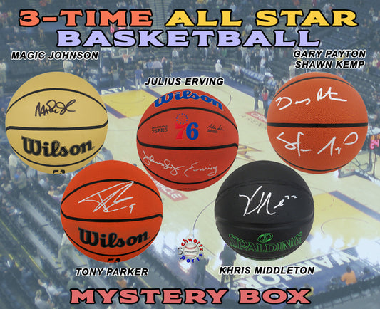 3-Time ALL STAR Signed Basketball Mystery Box - Series 12 (Limited to 100) – Schwartz Sports