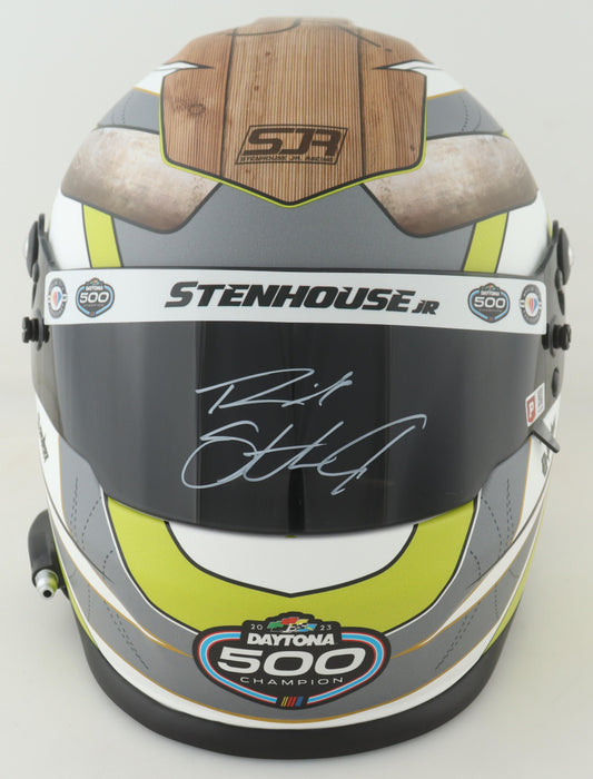 Ricky Stenhouse Jr. Signed NASCAR 2023 Daytona 500 Championship Full-Size Helmet - PA Certified